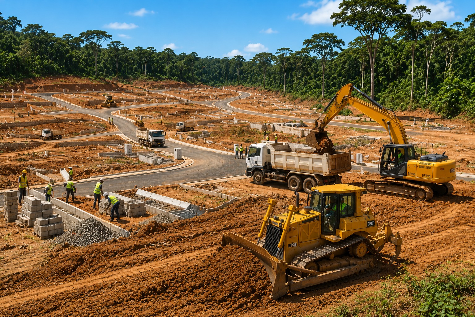 Viabilisation, aménagement foncier et ouverture de voies par BulldoForce