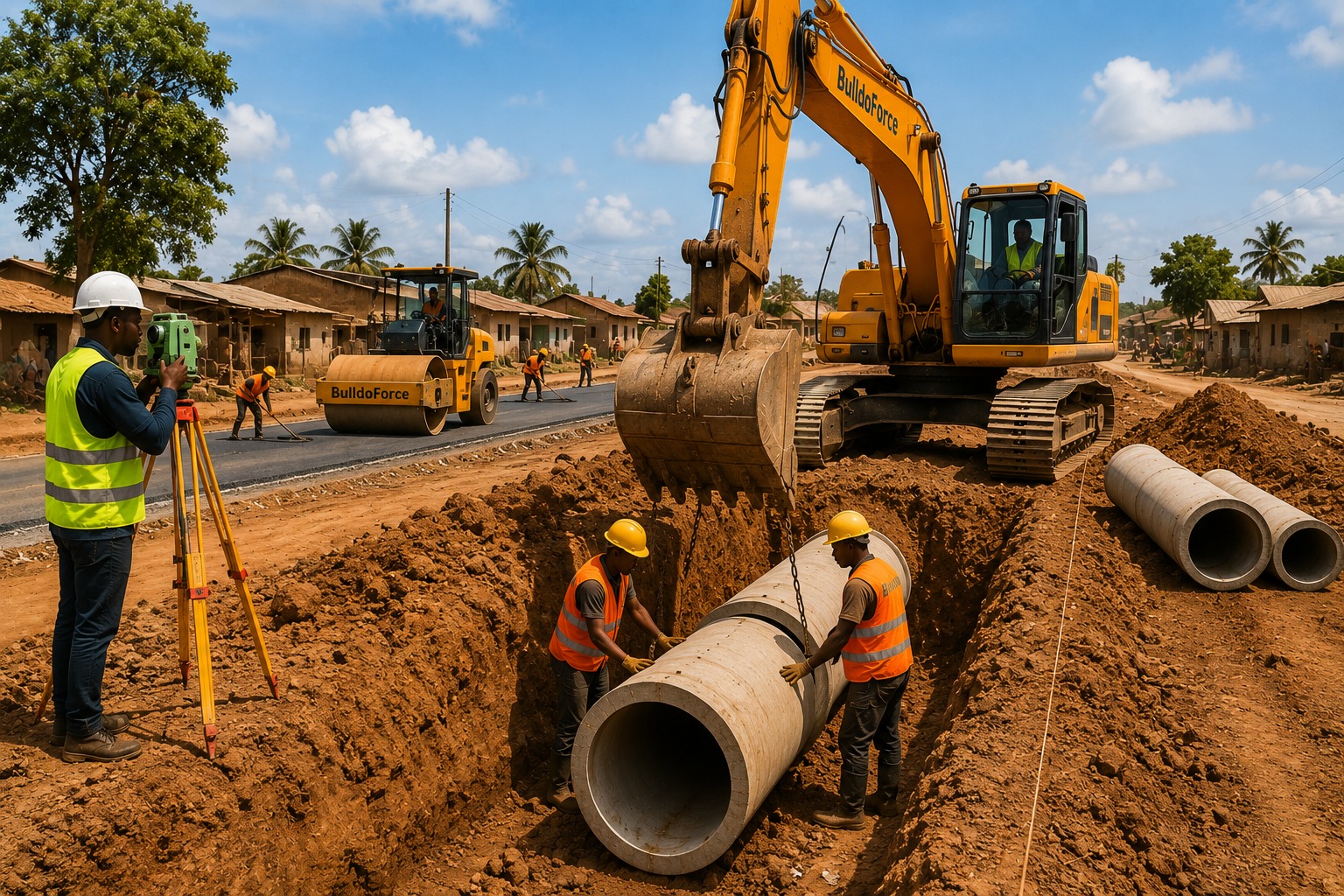 Travaux de VRD, voirie et réseaux divers par BulldoForce